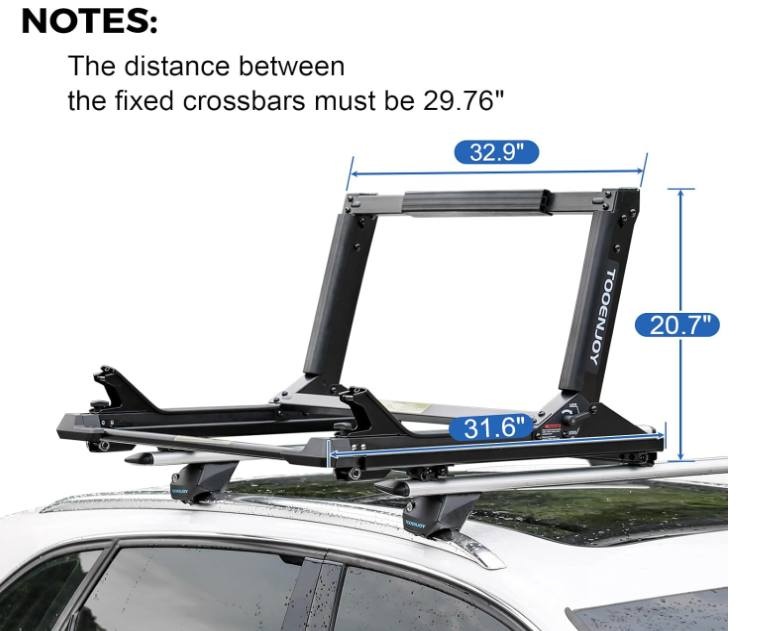 Heavy-Duty Kayak Lift Assist Roof Rack, 45 KG - photo 3