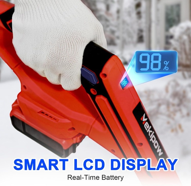 12'' Cordless Snow Blower, Electric Snow Thrower - photo 2