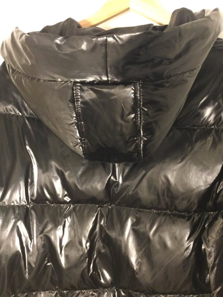 New Riverstone Down Black Shiny Puff Jackets, M - photo 3