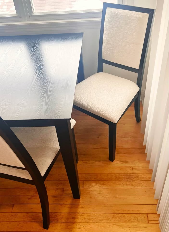 Coaster Louise Dining Table w/ Leaf + 4 Chairs (Black) - photo 2