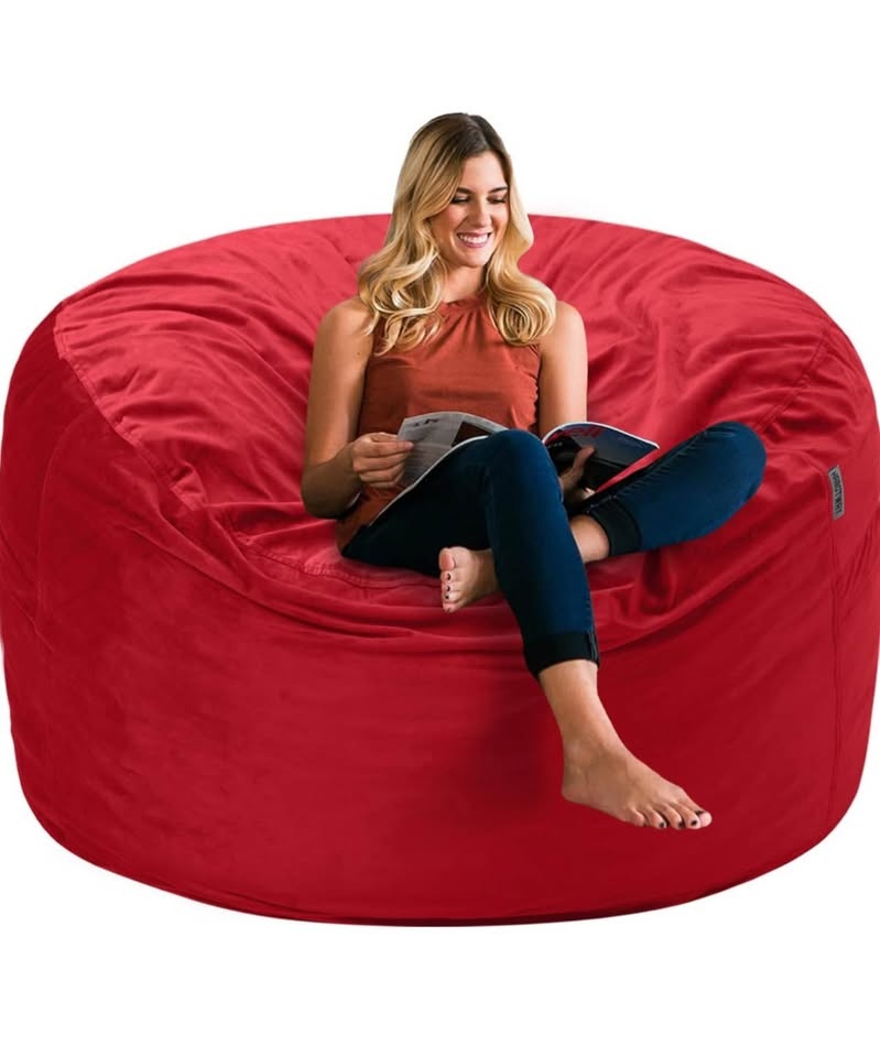 HABUTWAY 3FT Memory Foam Bean Bag Chair - photo 2