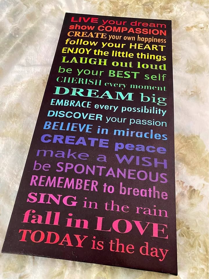 Life Rules Wall Art Canvas