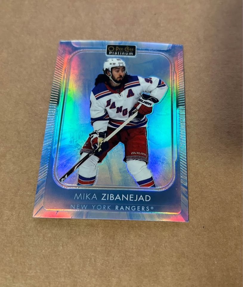 2021-22 OPC Platinum Mika Zibanejad Arctic Freeze /99 - NY Range - photo 2
