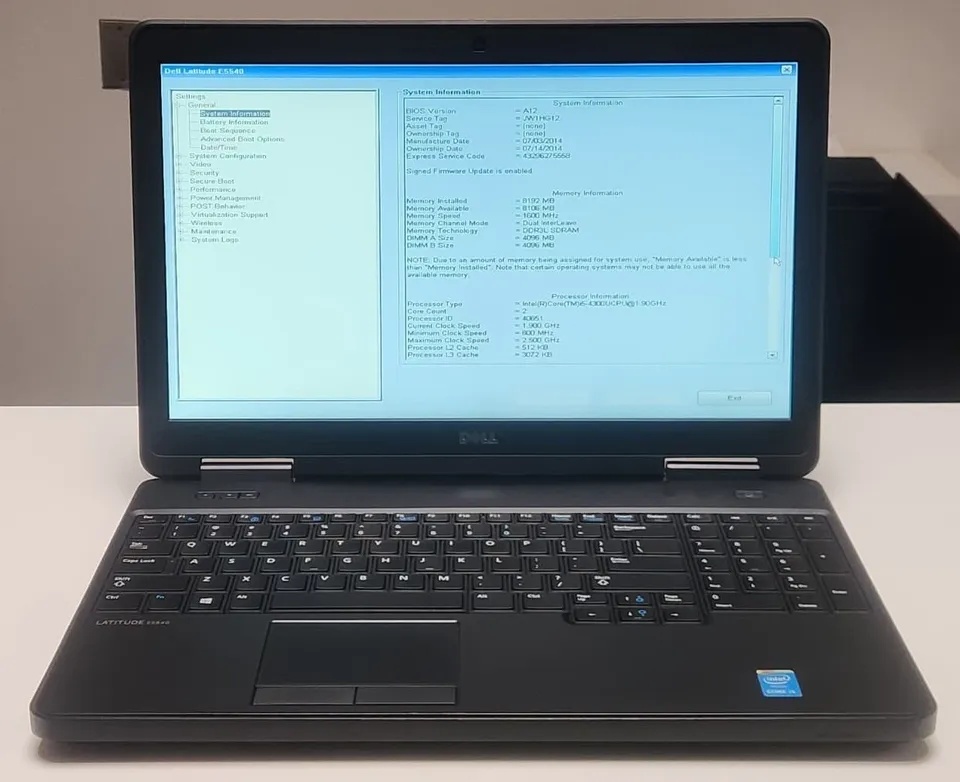 Dell Latitude E5540 Laptop 15.6" i5-4300U 16GB RAM 256GB HDD Win - photo 4