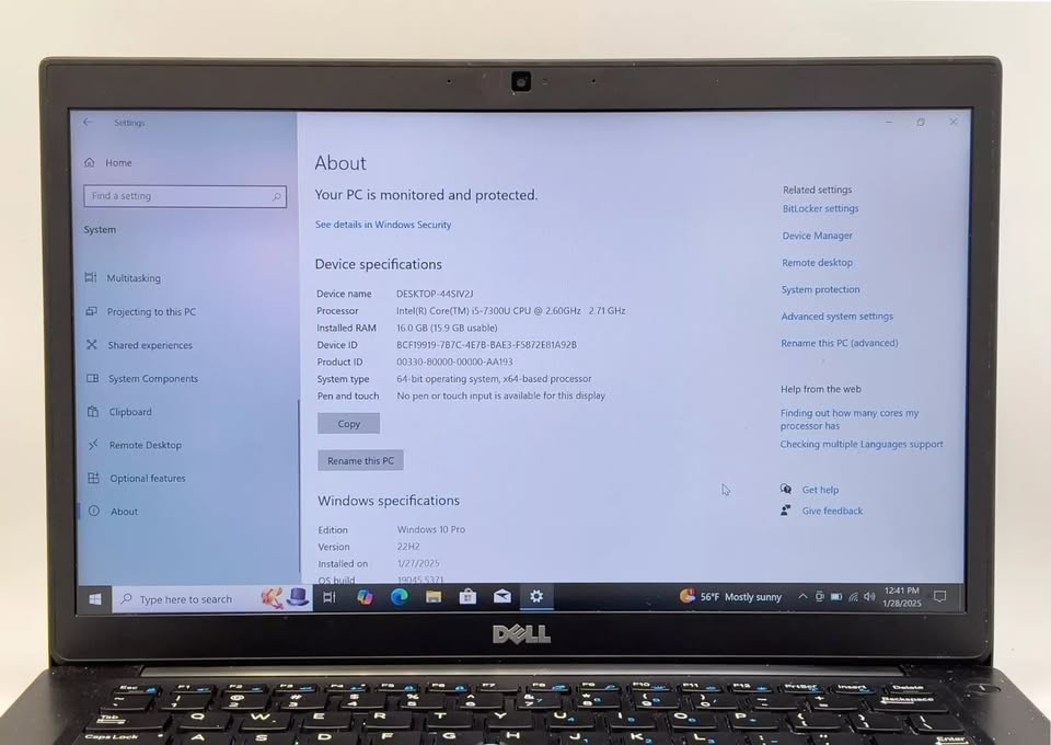 Dell Latitude 7480 Laptop i5 6300U 14" 16GB RAM 1TB SSD - photo 2