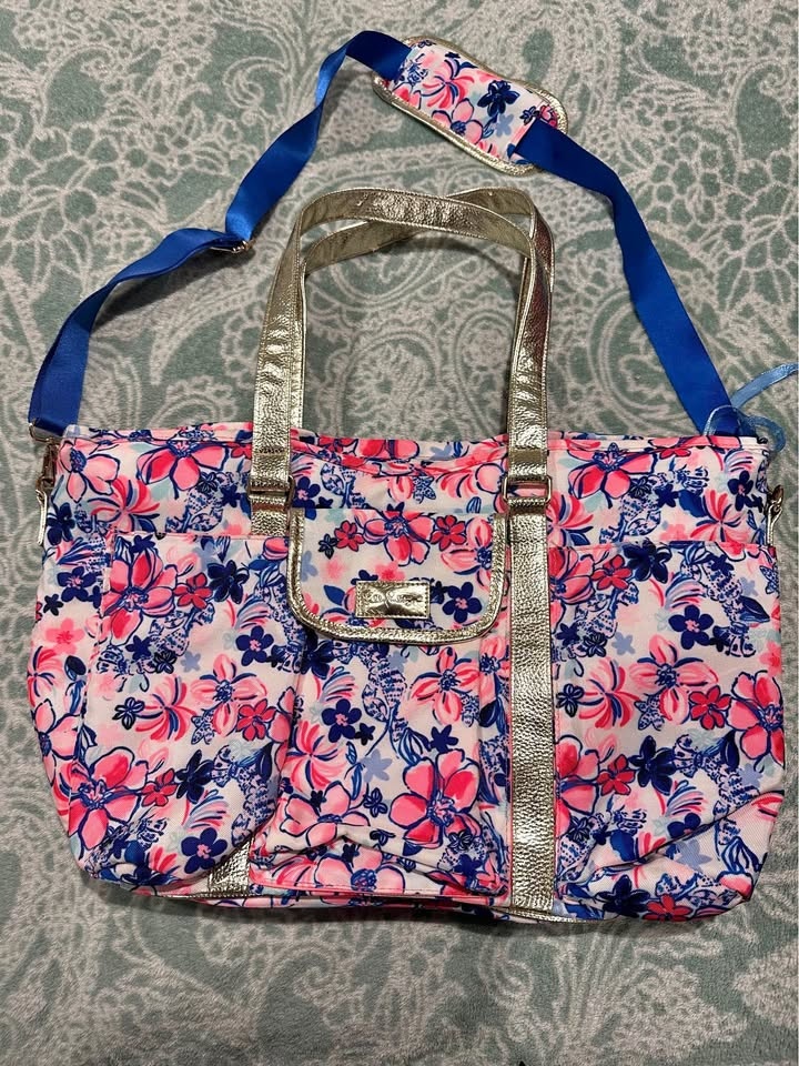 Lilly Pulitzer Floral Tote Bag
