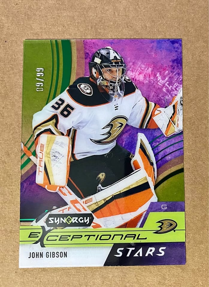 2021-22 Synergy John Gibson Stars Green /99