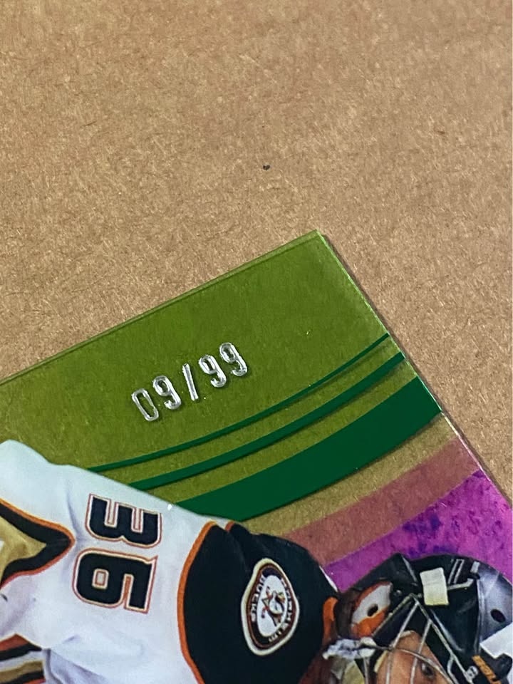 2021-22 Synergy John Gibson Stars Green /99 - photo 2