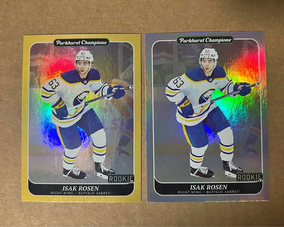 2023-24 Parkhurst Isak Rosen Gold Rainbow Rookie - Sabres