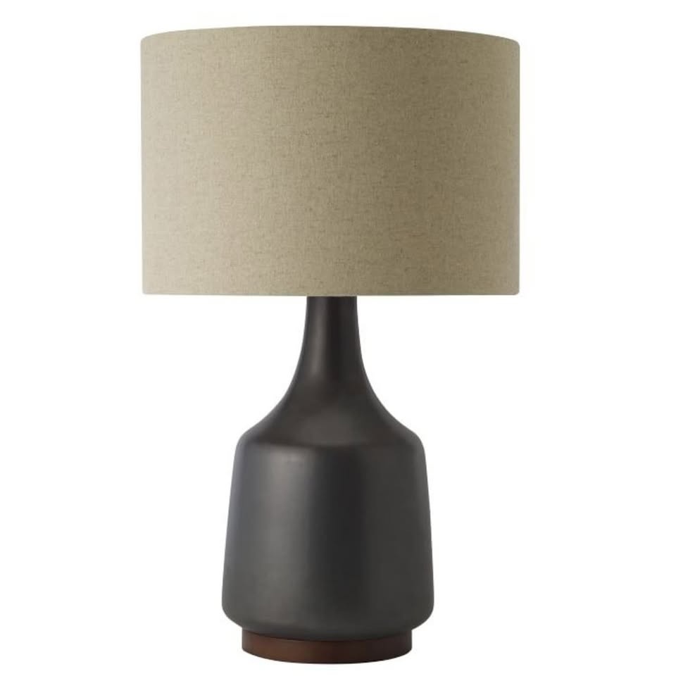 Orig $149 SOLD OUT NEW WEST ELM MORTEN TABLE LAMP, BLACK - photo 4