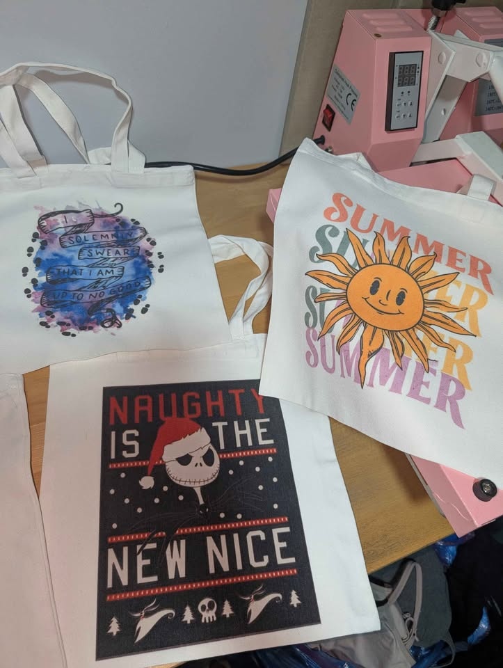 Brand New Tote Bags with Sublimation Images🏆 - photo 2