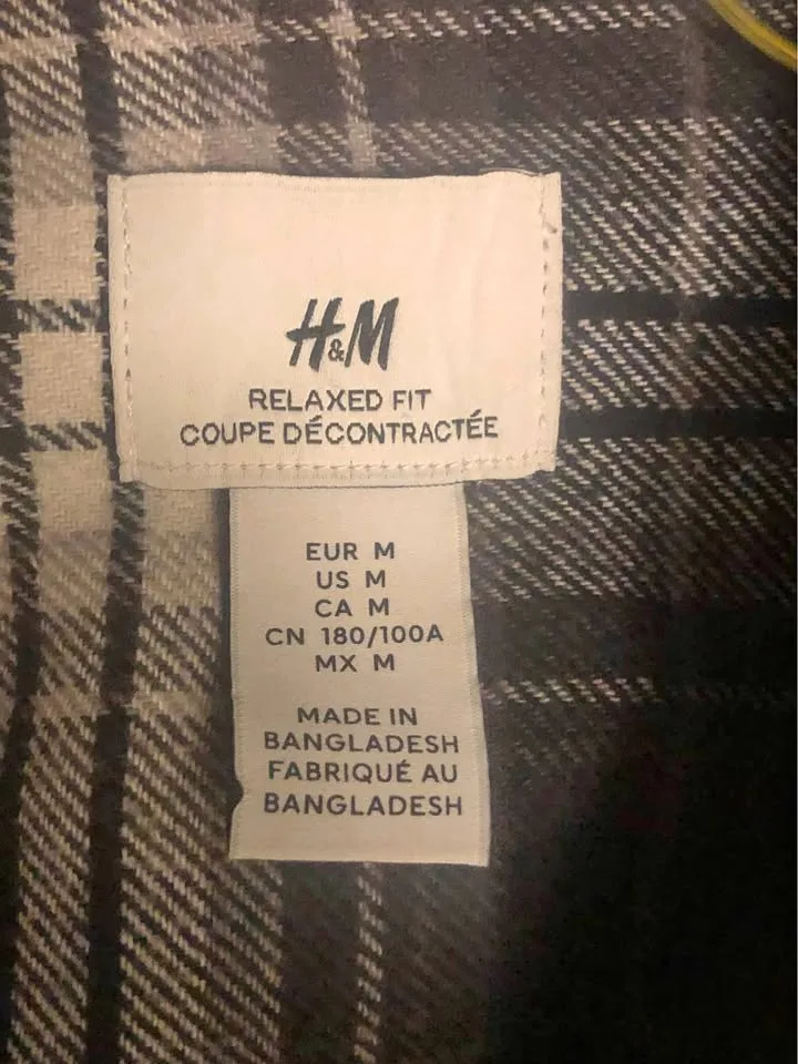 Relax Fit Flannel H&M thumbnail