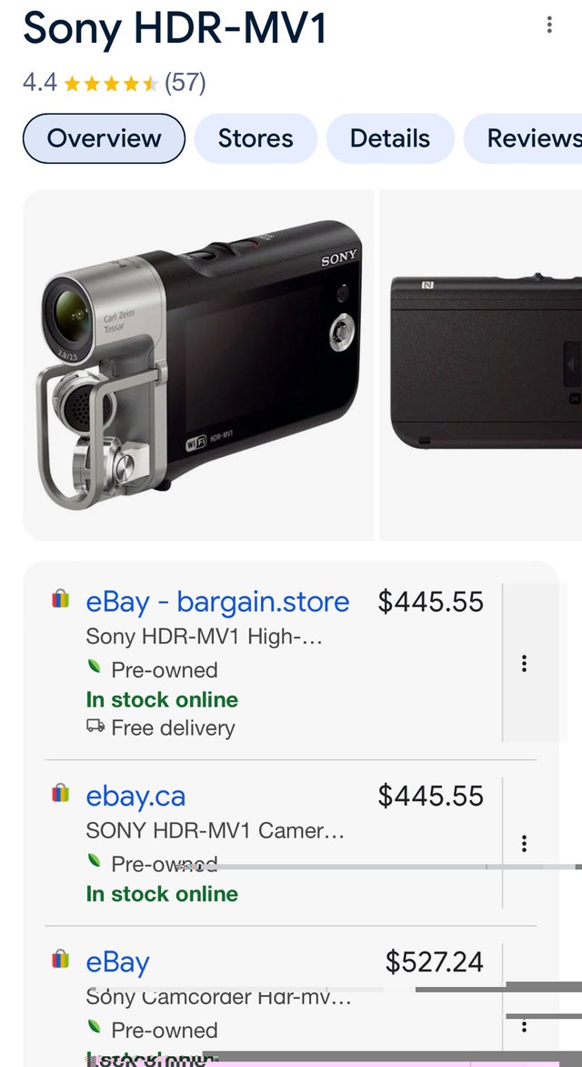 SONY HDR-MV1 Video Camera / Music Video Recorder - photo 4