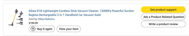 Cordless Vacuum cleaner dibea d18 - photo 5