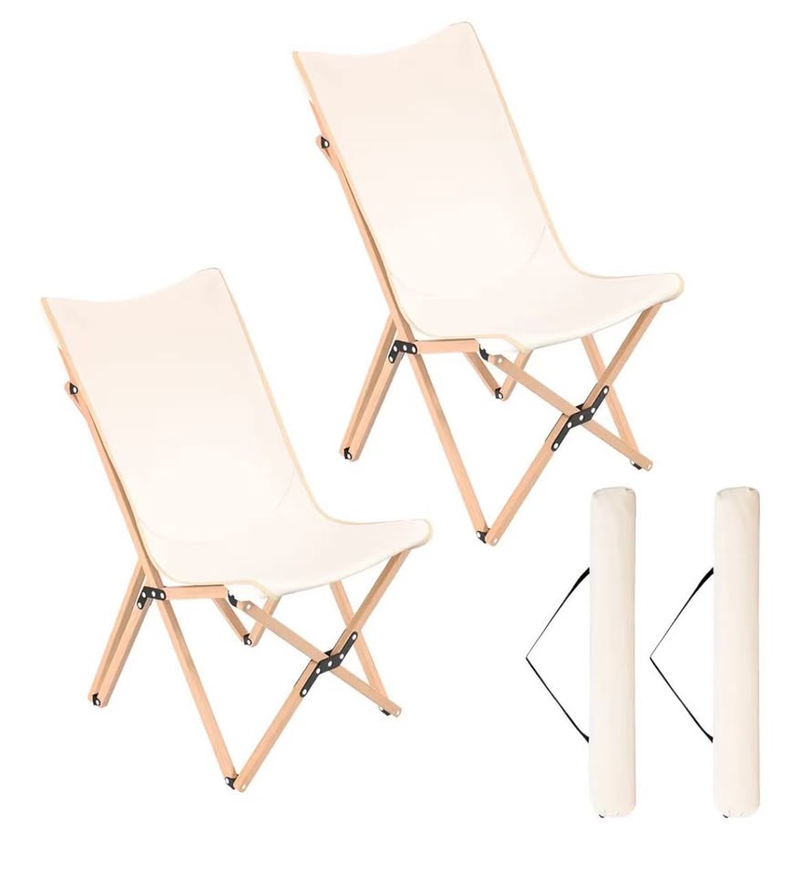 NEW Set of TWO foldable beach picnic camping tailgate bbq chairs - photo 2