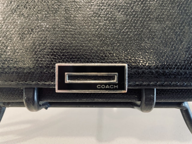 Vintage 1990s Coach Leather Classic Black Wallet - photo 3