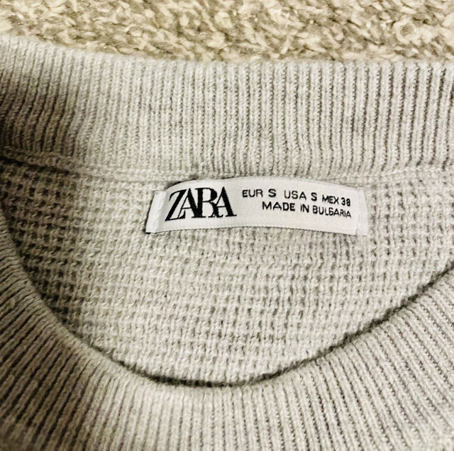 Zara Men's Waffle Knit Sweater - photo 2