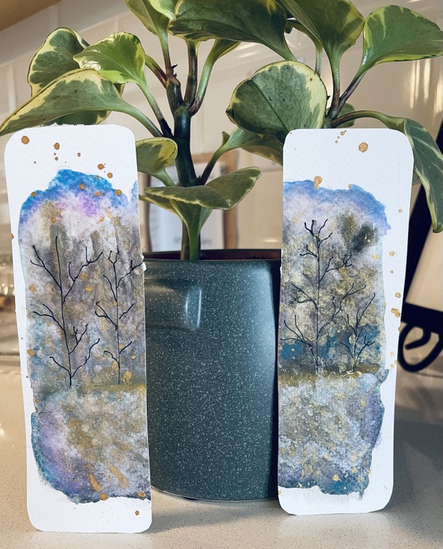 Watercolor Bookmarks