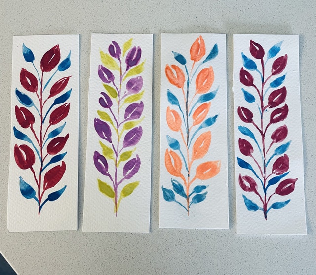 Watercolor Bookmarks - photo 4