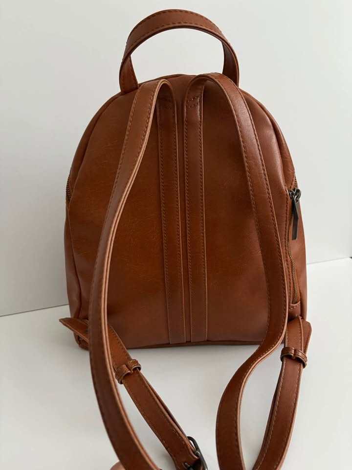 Matt & Nat Vegan Leather Backpack | Cognac Brown - photo 3