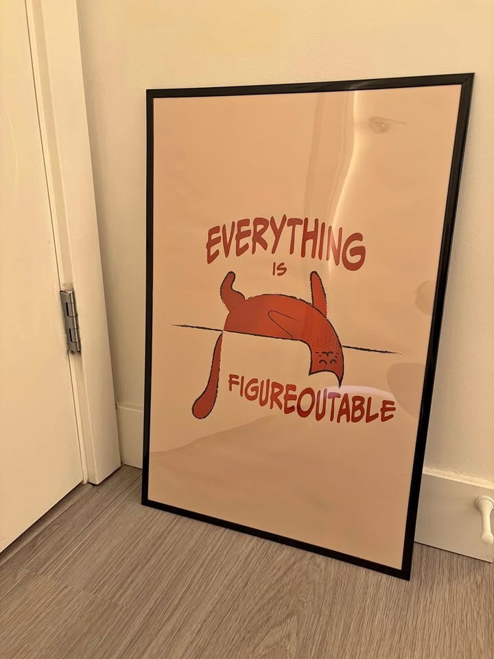 Framed Cat Wall Print Poster