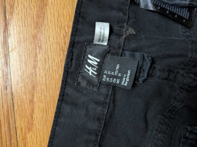 H&M Black Straight Leg Pants - photo 2