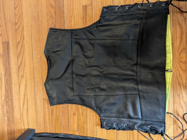 Genuine Leather XL Reversible Vest - photo 2