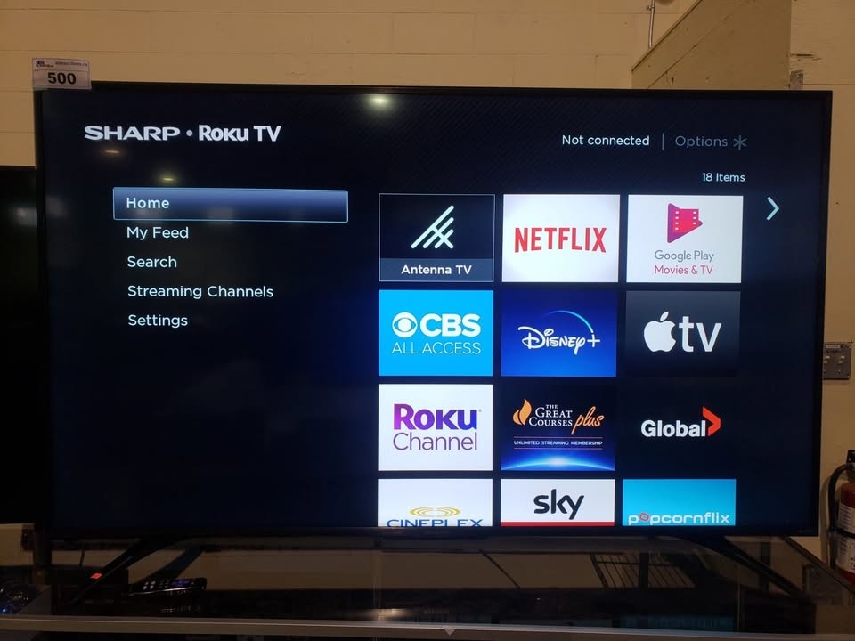 Sharp 65” 4K Roku Smart TV