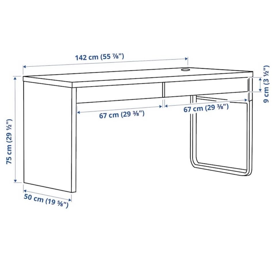White office Desk - Ikea - photo 4