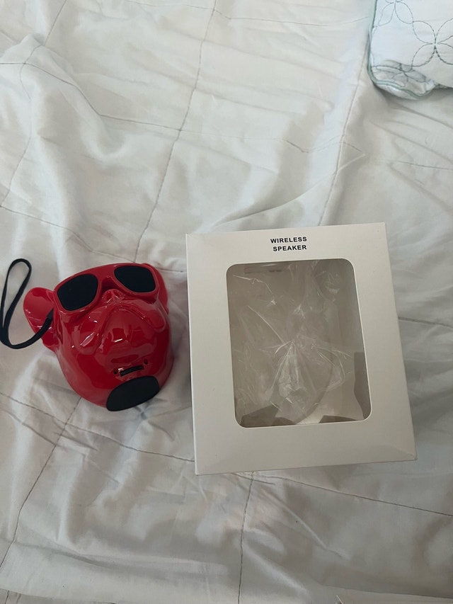 Pug Dog Shaped Bluetooth Speaker