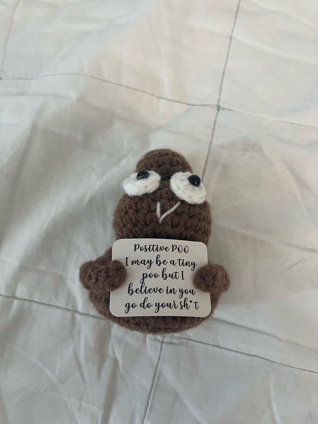 Little Knitted Poo Emoji - photo 2