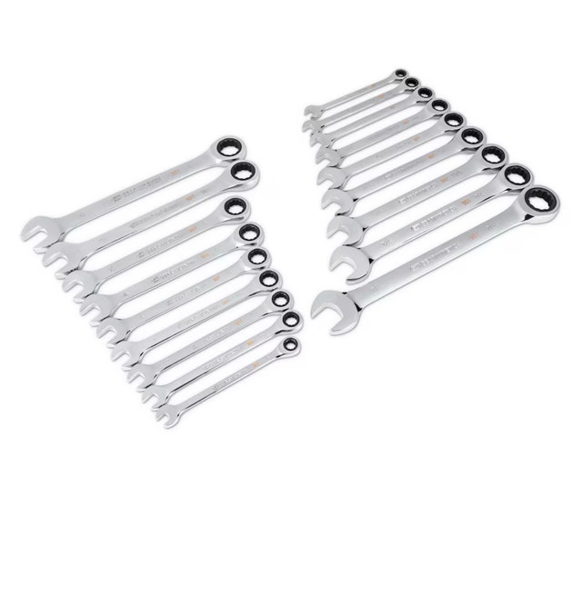GearWrench 90-Tooth SAE/MM Pro Ratcheting Wrench Set - photo 2