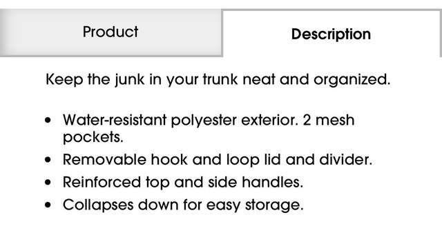 Trunk organizer ***New*** - photo 3