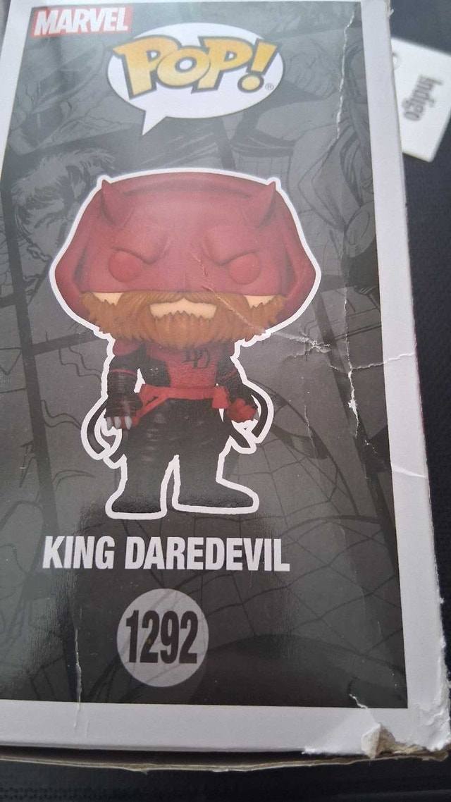 Pop Marvel King Daredevil #1292 Previews Exclusive Vinyl Figure - photo 3