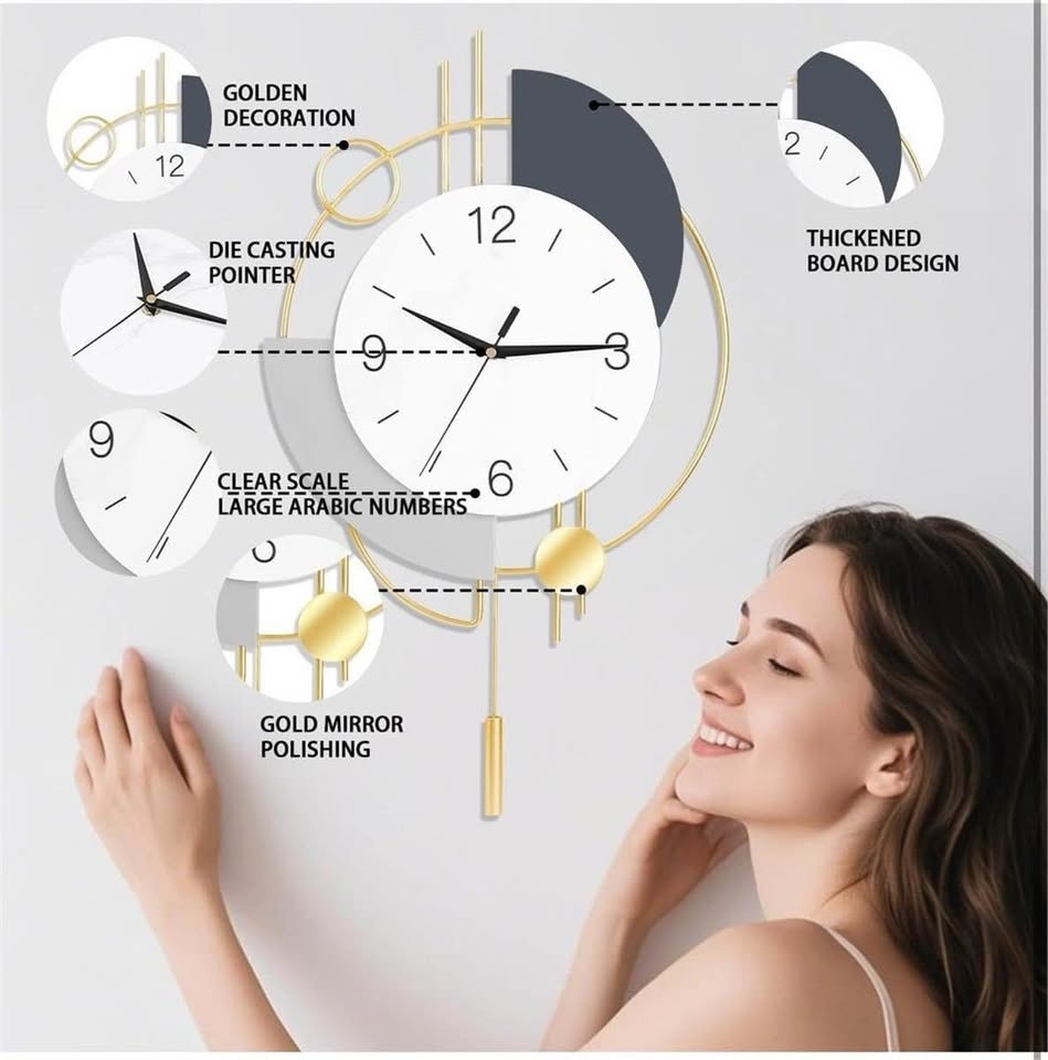 974 - NEW Decorative Wall Clocks with Pendulum - photo 2