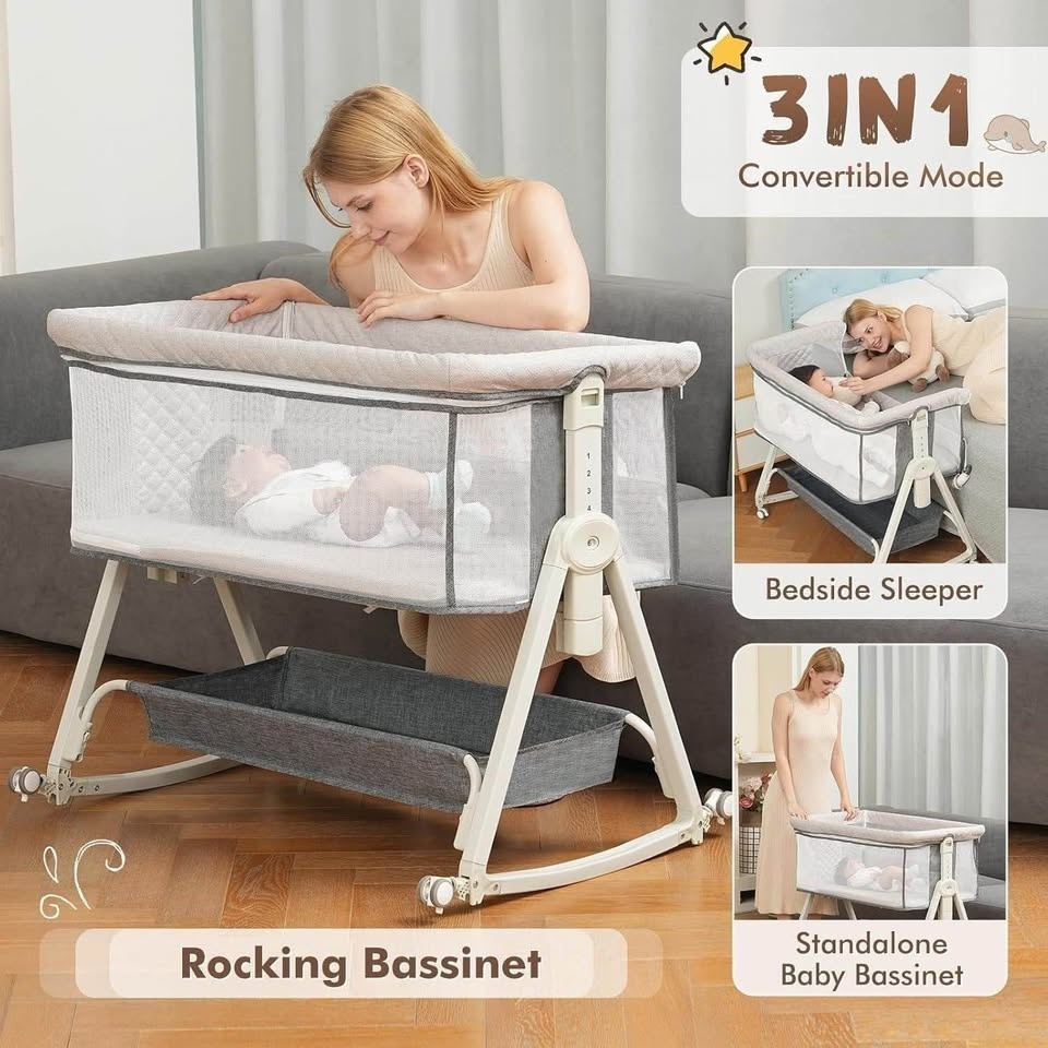New Baby Bassinet, Bedside Sleeper - photo 2