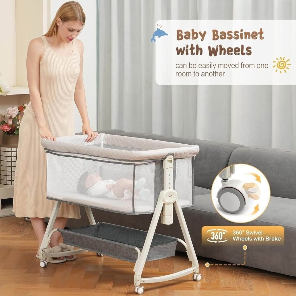New Baby Bassinet, Bedside Sleeper - photo 4