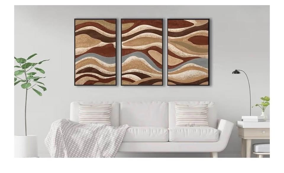 779 - NEW Large Framed Abstract Wall Art - photo 2