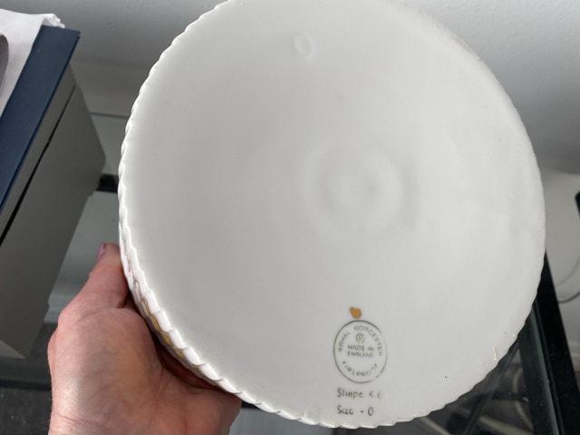 Royal Worcester Gold Evesham Soufflé Dish - photo 3