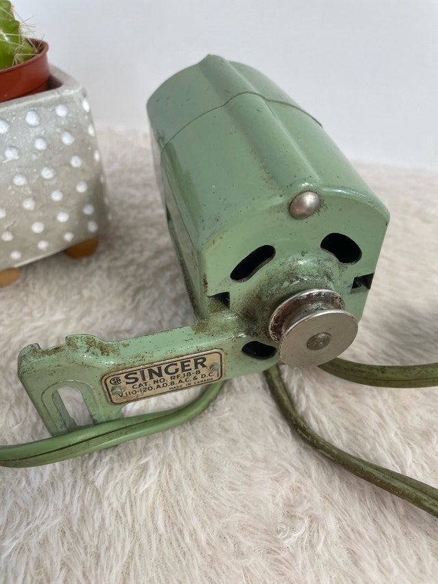Singer Motor Light & Foot Controller Pedal Green RFJ128 8 - photo 4