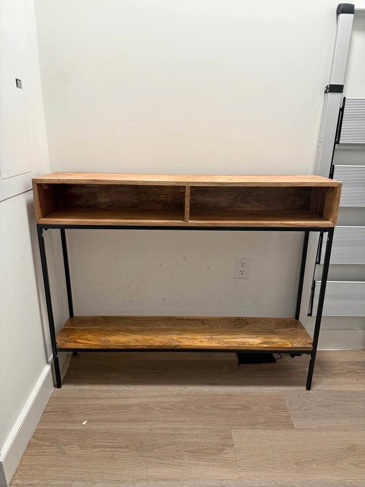 West Elm Dupe - Industrial Storage Skinny Console
