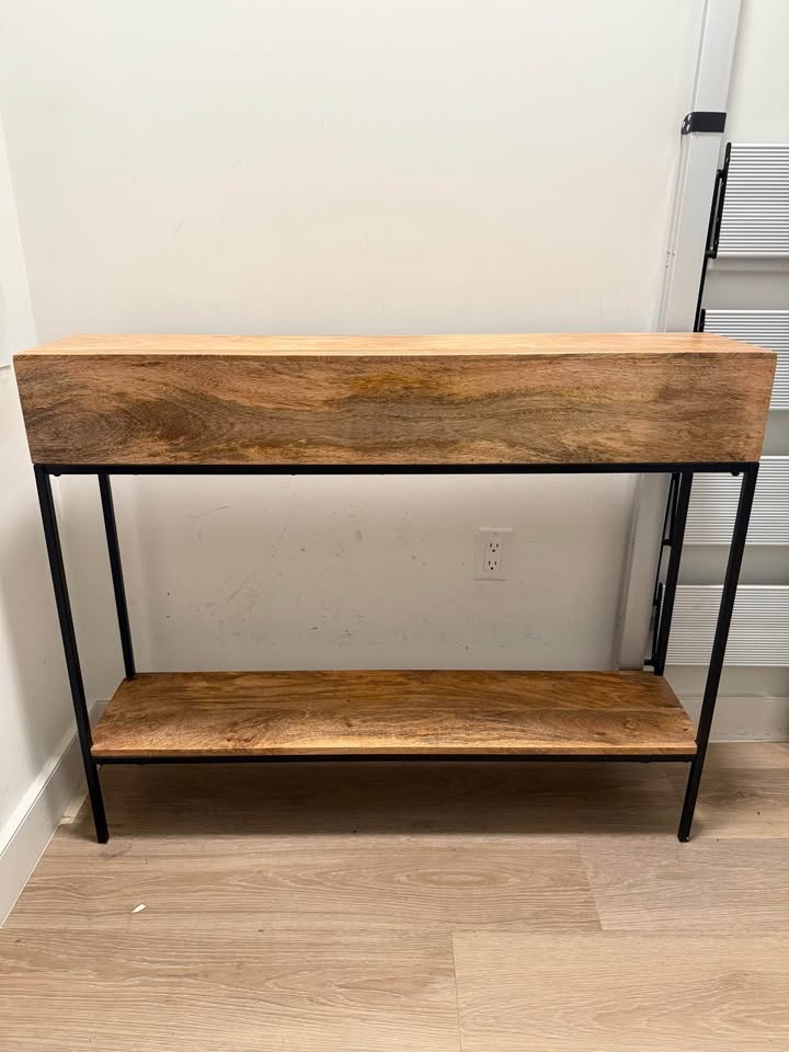 West Elm Dupe - Industrial Storage Skinny Console - photo 2