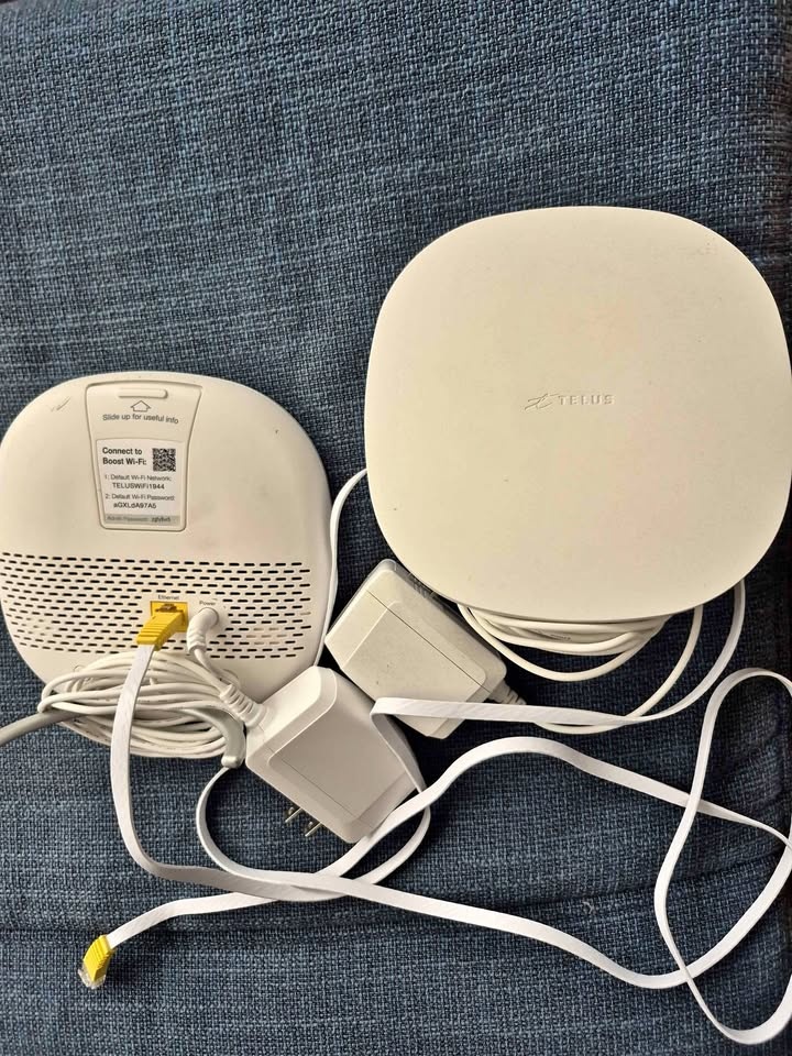 Two Telus Wifi Boosters