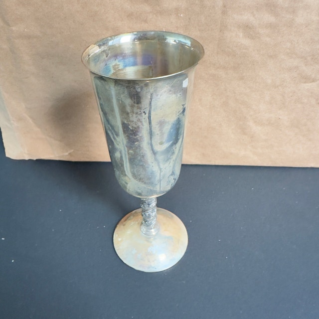 Silver Plated Goblets - 6 Champagne or 6 Wine - photo 3