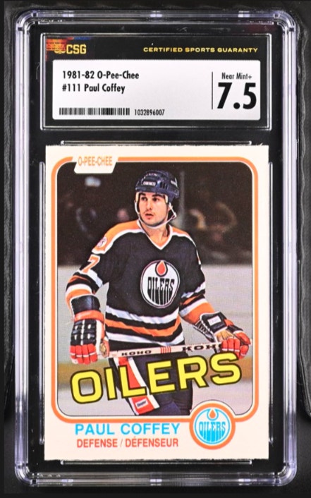 1981-82 O-PEE-CHEE Paul Coffey #111 CSG 7.5