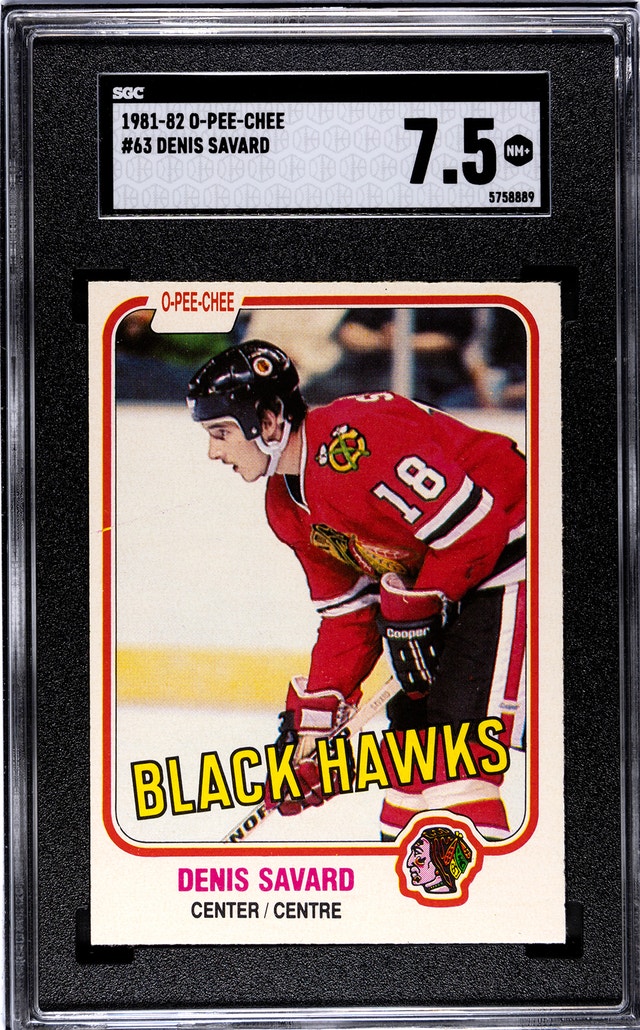 1981-82 O-PEE-CHEE OPC - Denis Savard (R) - #63 - SGC 7.5