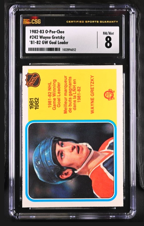 1982-83 O-PEE-CHEE WAYNE GRETZKY GWG CSG 8