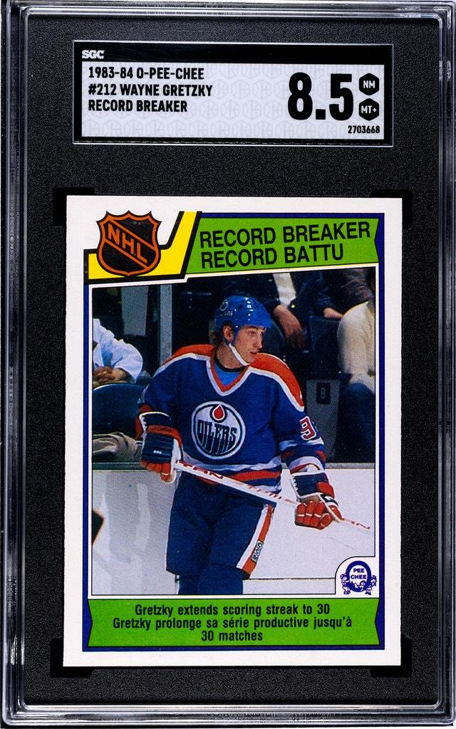 1983-84 O-Pee-Chee Wayne Gretzky SGC 8.5