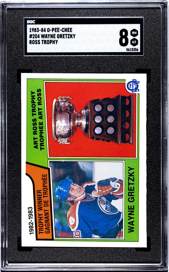 1983-84 O-Pee-Chee Wayne Gretzky RC SGC 8