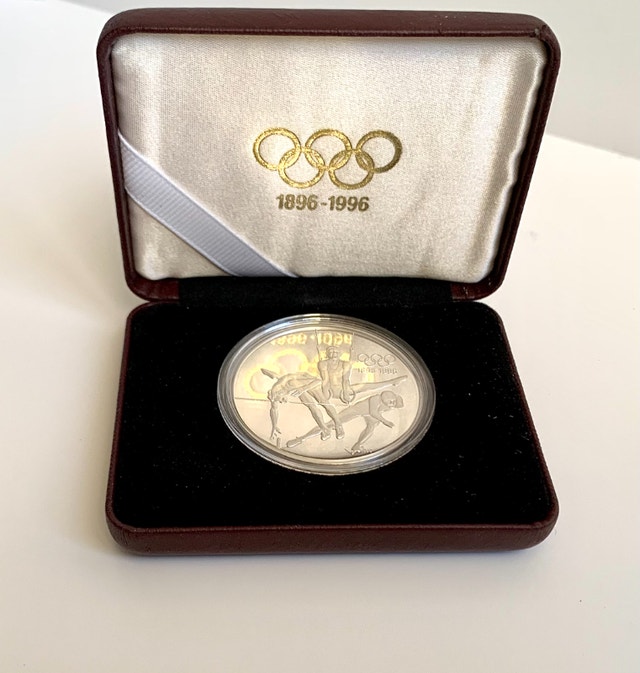 1996 Olympic RCM $15 Silver Coin